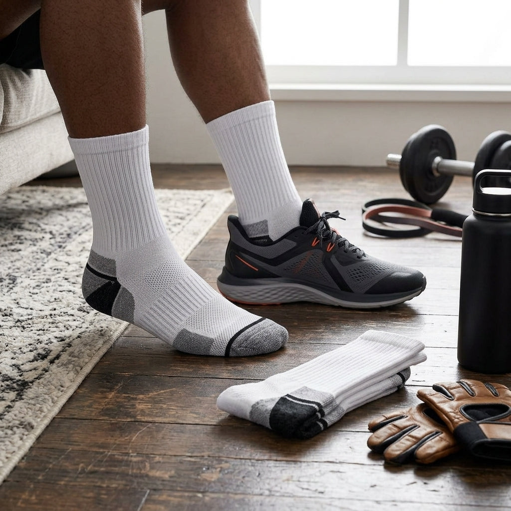 OutnaMae™ Cushioned Performance Crew Socks – 3-Pair Pack