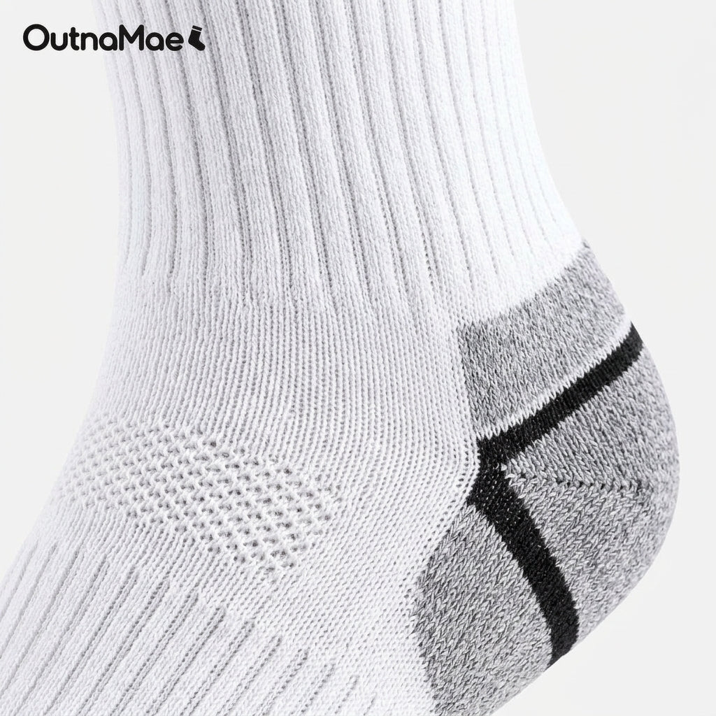 OutnaMae™ Cushioned Performance Crew Socks – 3-Pair Pack