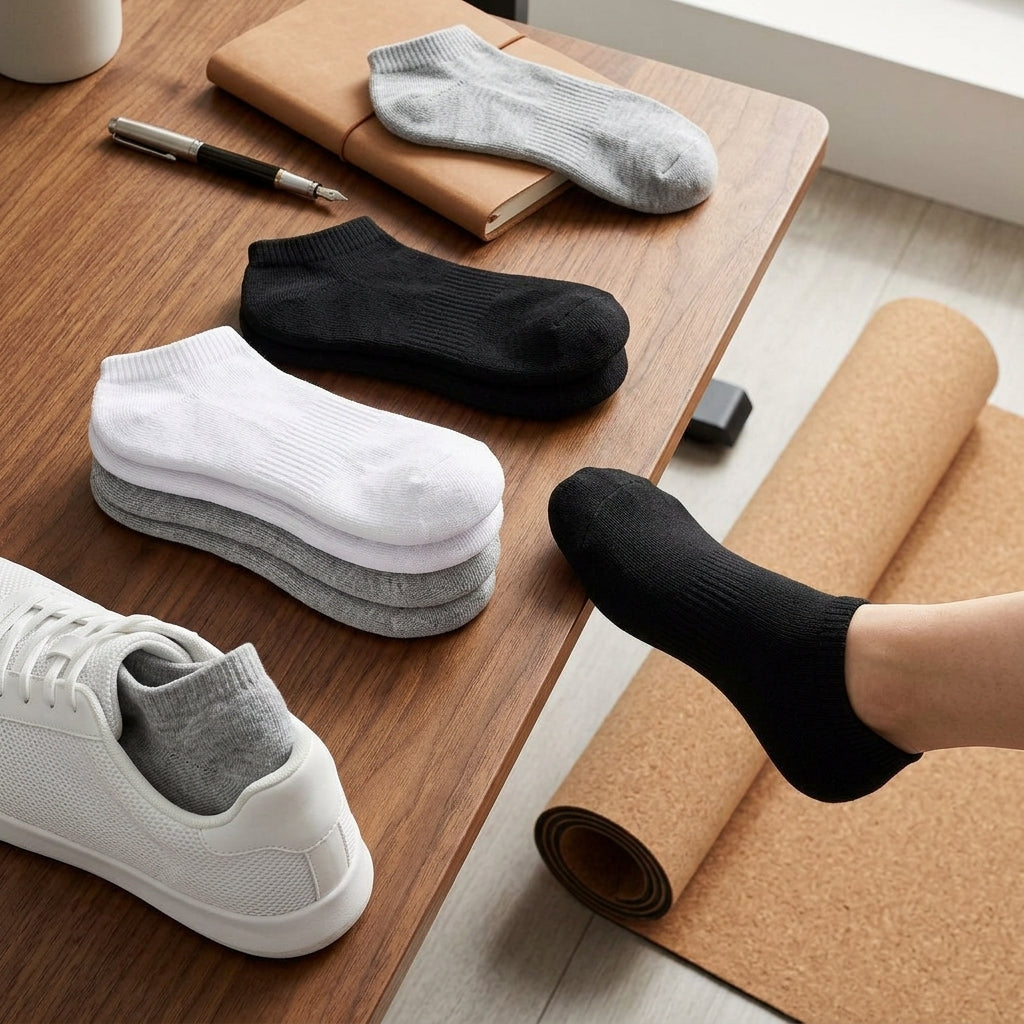 OutnaMae™ Essential Low-Cut Socks – 3-Pair Neutral Pack