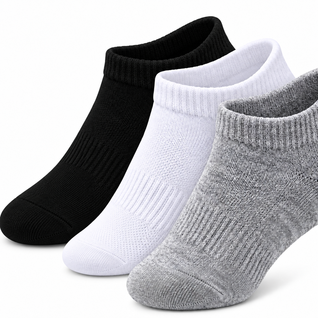 OutnaMae™ Essential Low-Cut Socks – 3-Pair Neutral Pack