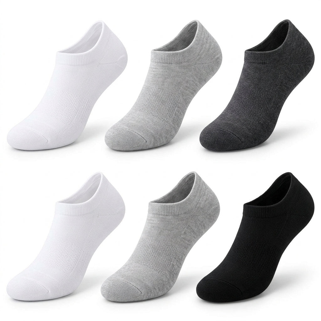 OutnaMae™ Classic Low-Cut Socks – Monochrome Multi-Pack